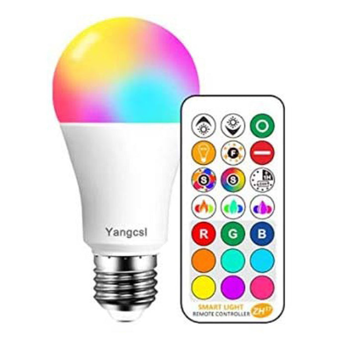 TheraSauna Chromotherapy Color Changing LED Light Bulb with Remote Control