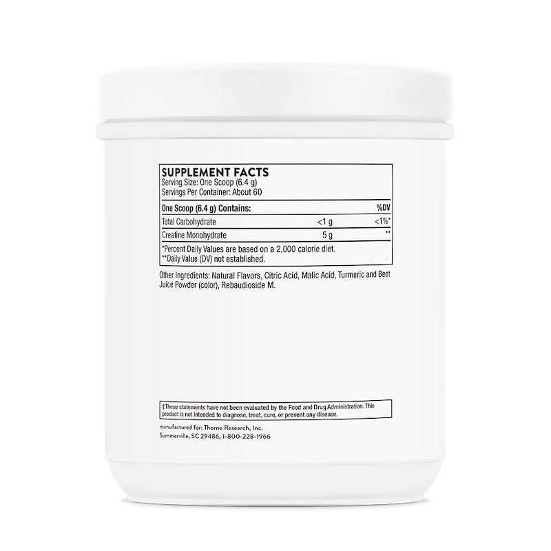 Thorne Creatine Monohydrate - 60 Scoops