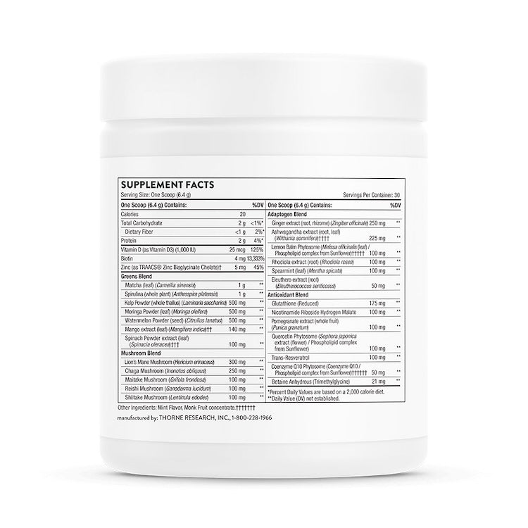 Thorne Daily Greens Plus