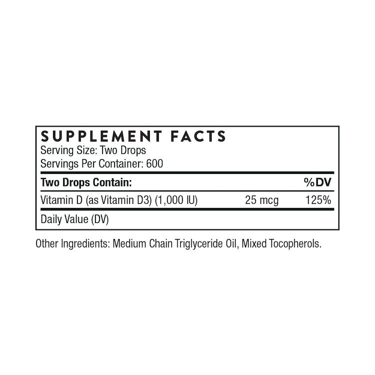 Thorne Vitamin D Liquid