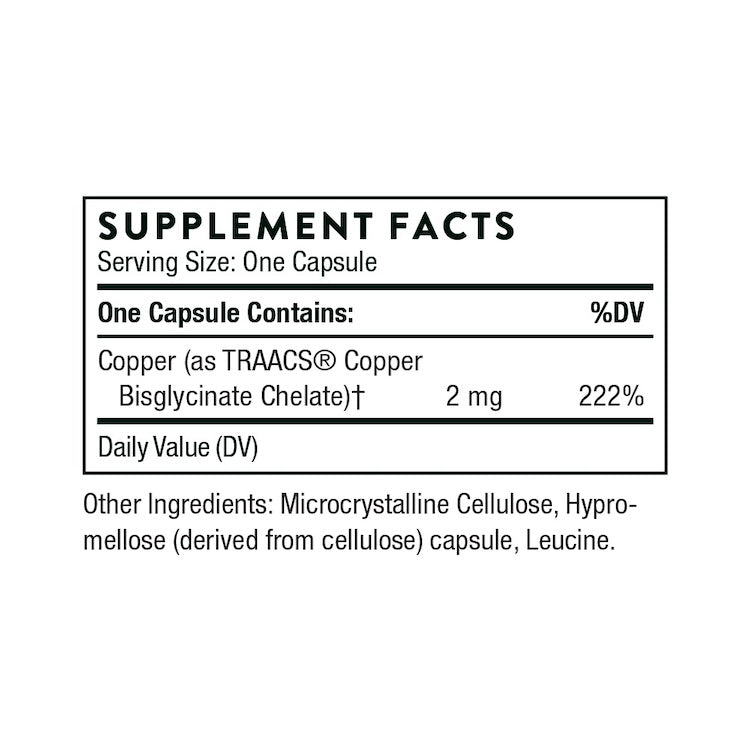 Thorne Copper Bisglycinate