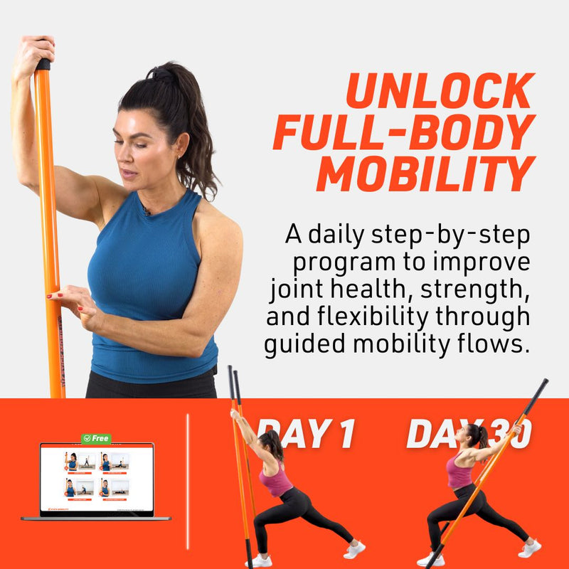 Stick Mobility Training Stick Bundle - Stretching Tool for Mobility & Flexibility