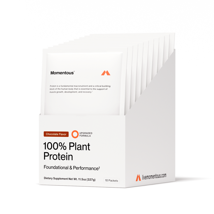 Momentous 100% Plant Protein 10-Travel Packs