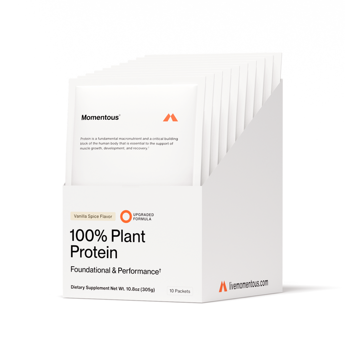 Momentous 100% Plant Protein 10-Travel Packs