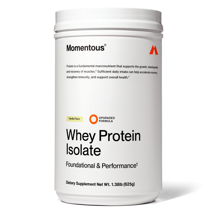 Momentous Grass-Fed Whey Protein Isolate Powder