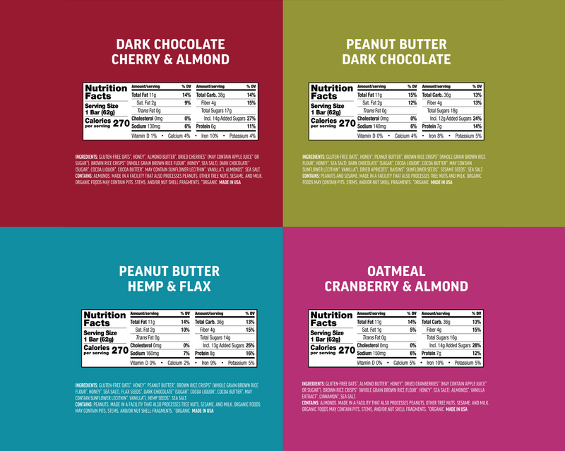 Kate's Real Food Energy Bar Variety Pack