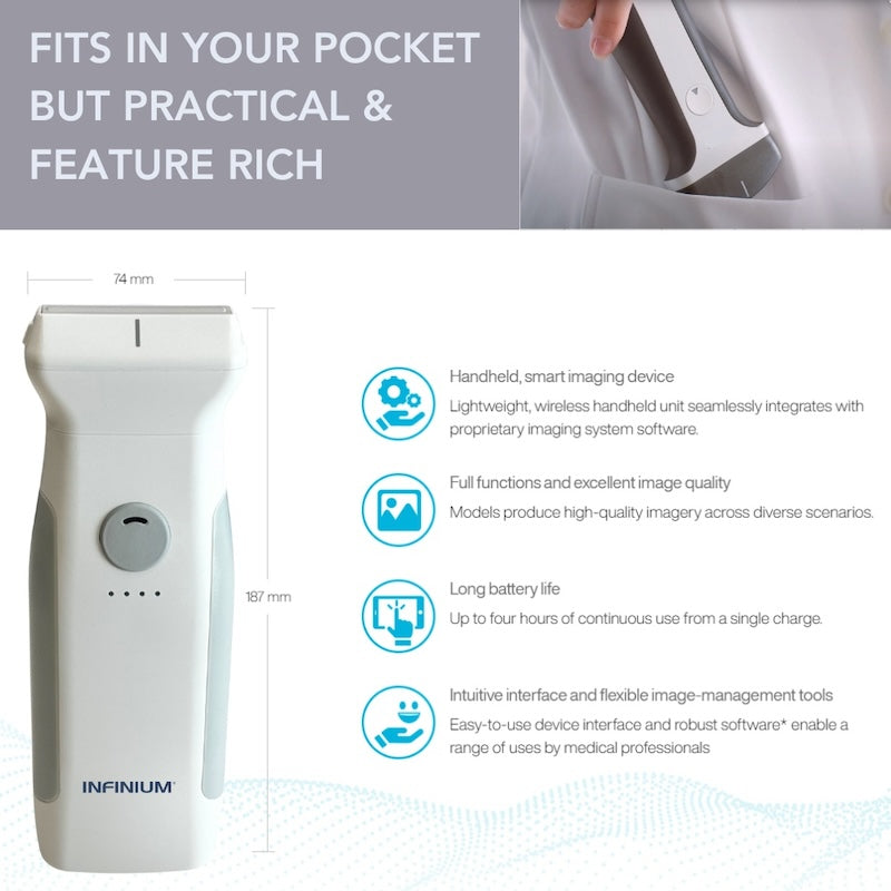 Infinium VioScan L2 – Wireless Handheld Linear Ultrasound