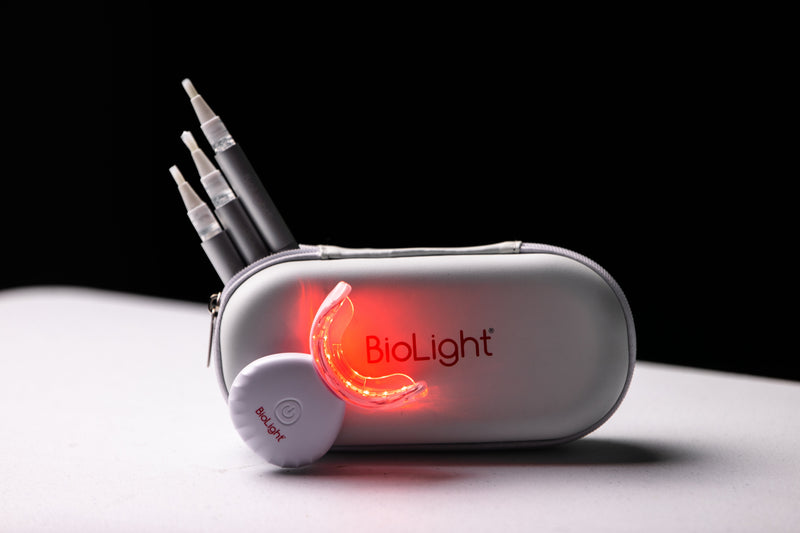 Guardian+ Oral Device with Patent-Pending Blue & Red/NIR Light for Teeth Whitening & Oral Health