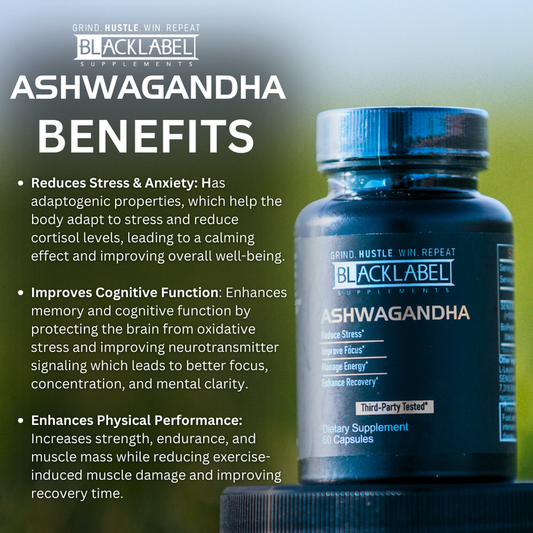 BLACKLABEL Supplements SENSORIL® ASHWAGANDHA