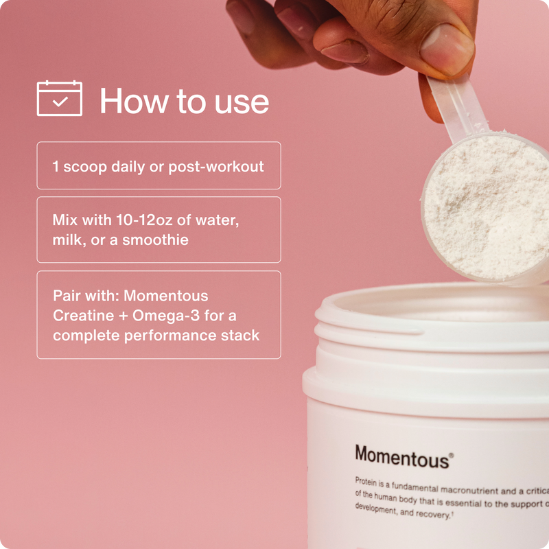 Momentous Grass-Fed Whey Protein Isolate Powder - Limited Edition Flavors