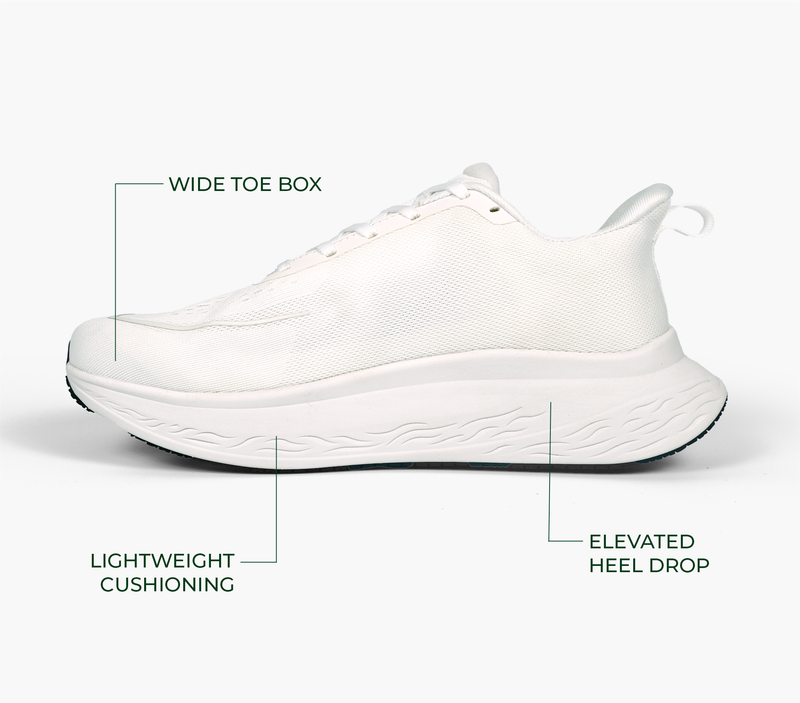 Veloci Women's Ascent Running Shoes - White