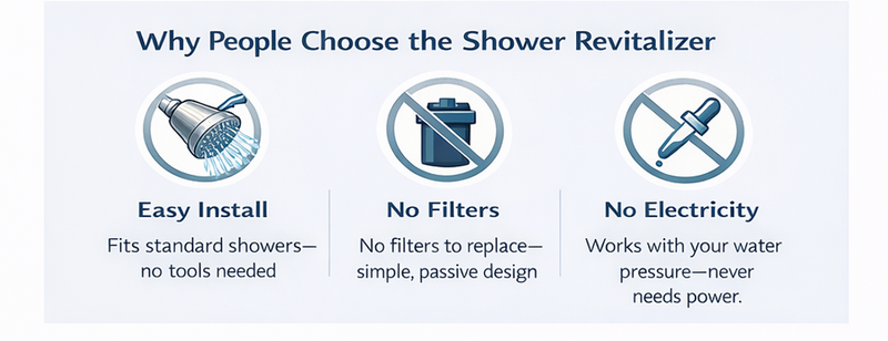 Natural Action Shower Revitalizer