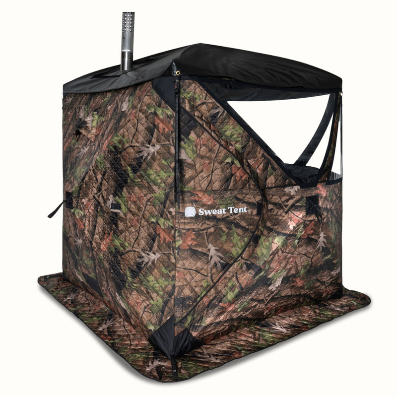 Sweat Tent Portable Outdoor Sauna — L, Camo, Pro-Bundle