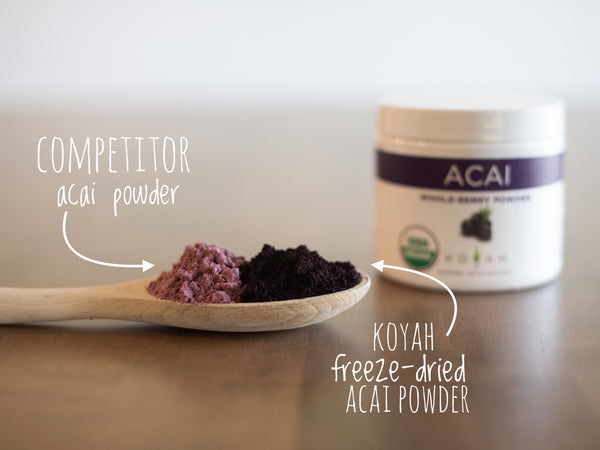 KOYAH Organic Acai Powder