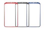 Wahoo ELEMNT ACE Color Trim, three trim frames in red, silver and blue