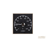 Auroom Thermo-Hydrometer - square black thermometer on white