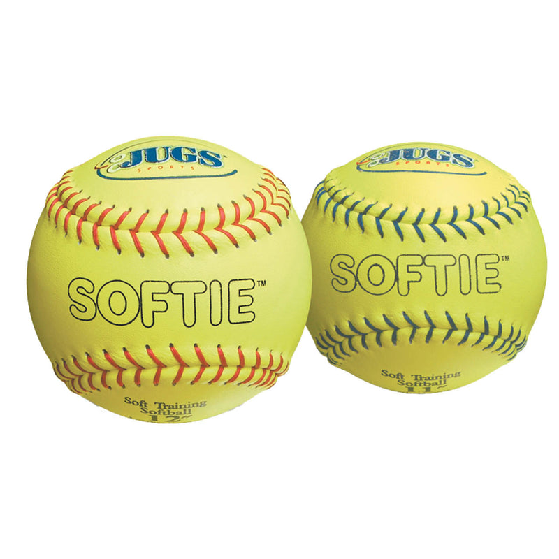 Jugs Softie Genuine Leather Practice Softball - Dozen