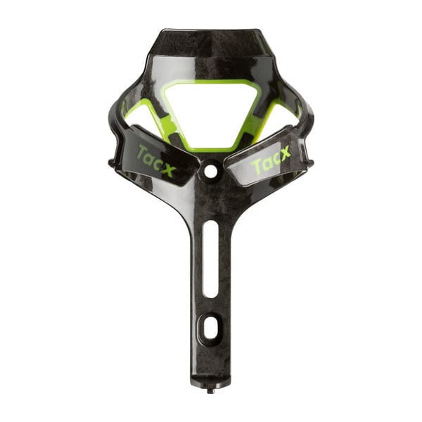 Garmin Tacx Ciro Bottle Cage in green, carbon cage