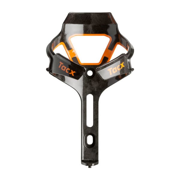 Garmin Tacx Ciro Bottle Cage in orange, carbon cage
