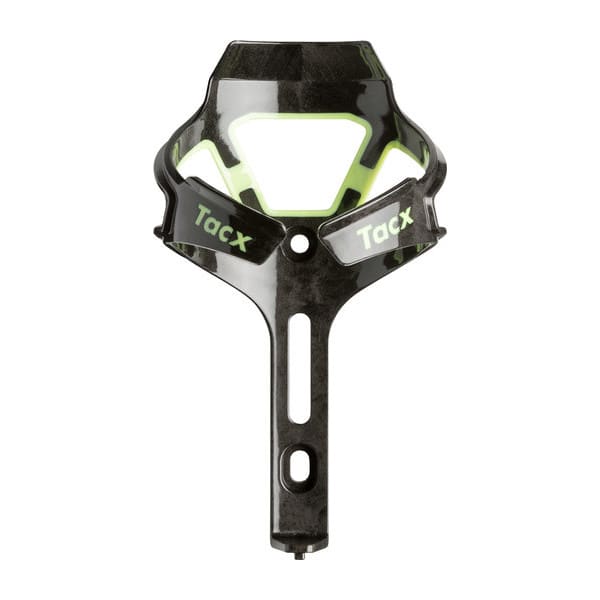 Garmin Tacx Ciro Bottle Cage in fluorescent yellow, carbon cage