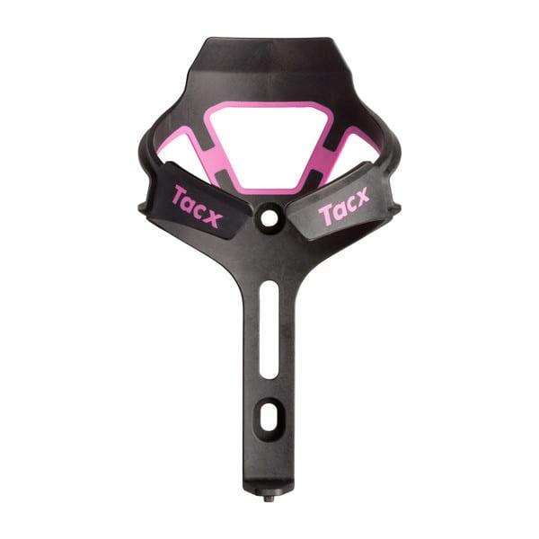 Garmin Tacx Ciro Bottle Cage in matte pink, carbon cage