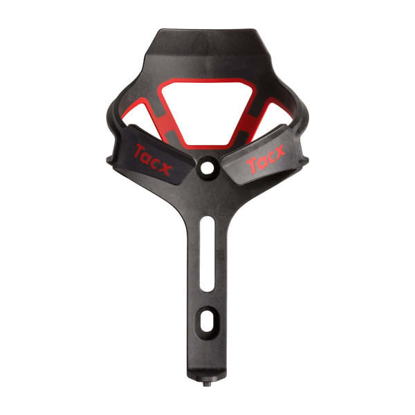 Garmin Tacx Ciro Bottle Cage in matte red, carbon cage