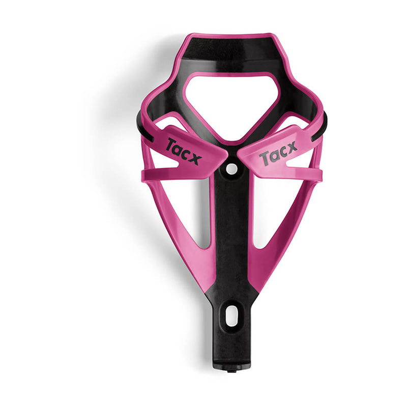 Garmin Tacx Deva Bottle Cage in pink, cylindrical cage