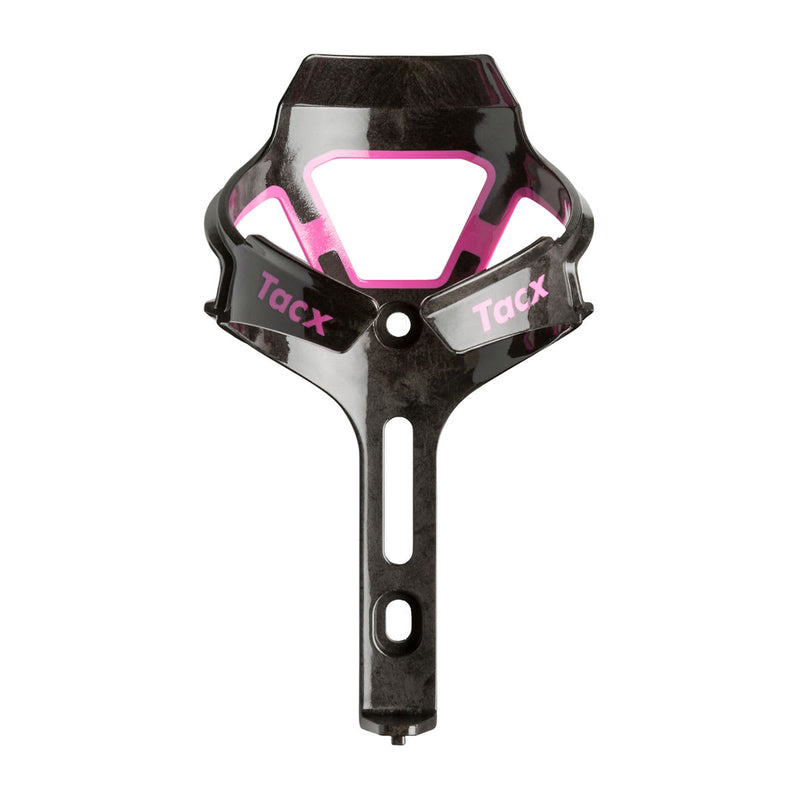 Garmin Tacx Ciro Bottle Cage in pink, carbon cage