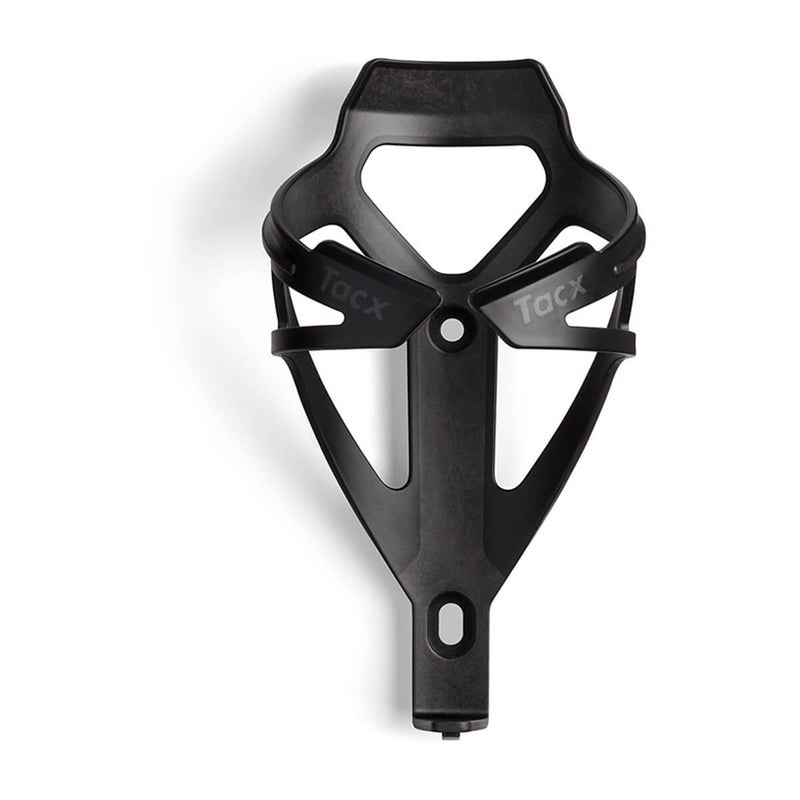 Garmin Tacx Deva Bottle Cage in matte black, cylindrical cage