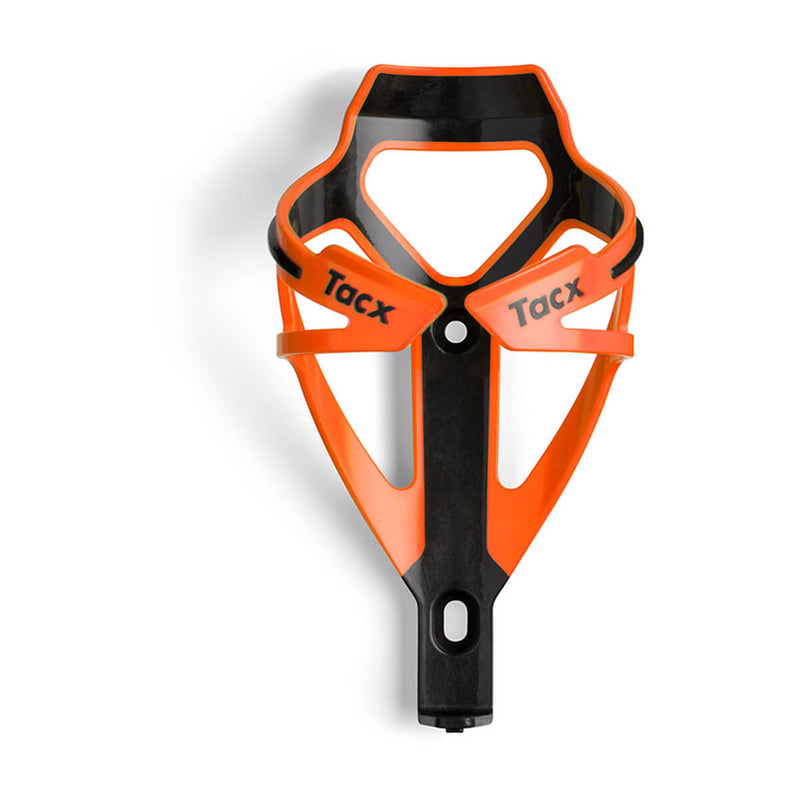 Garmin Tacx Deva Bottle Cage in orange, cylindrical cage