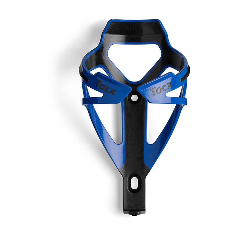 Garmin Tacx Deva Bottle Cage in blue, cylindrical cage