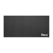 Garmin Tacx Rollable Trainer Mat, black foam mat laid flat