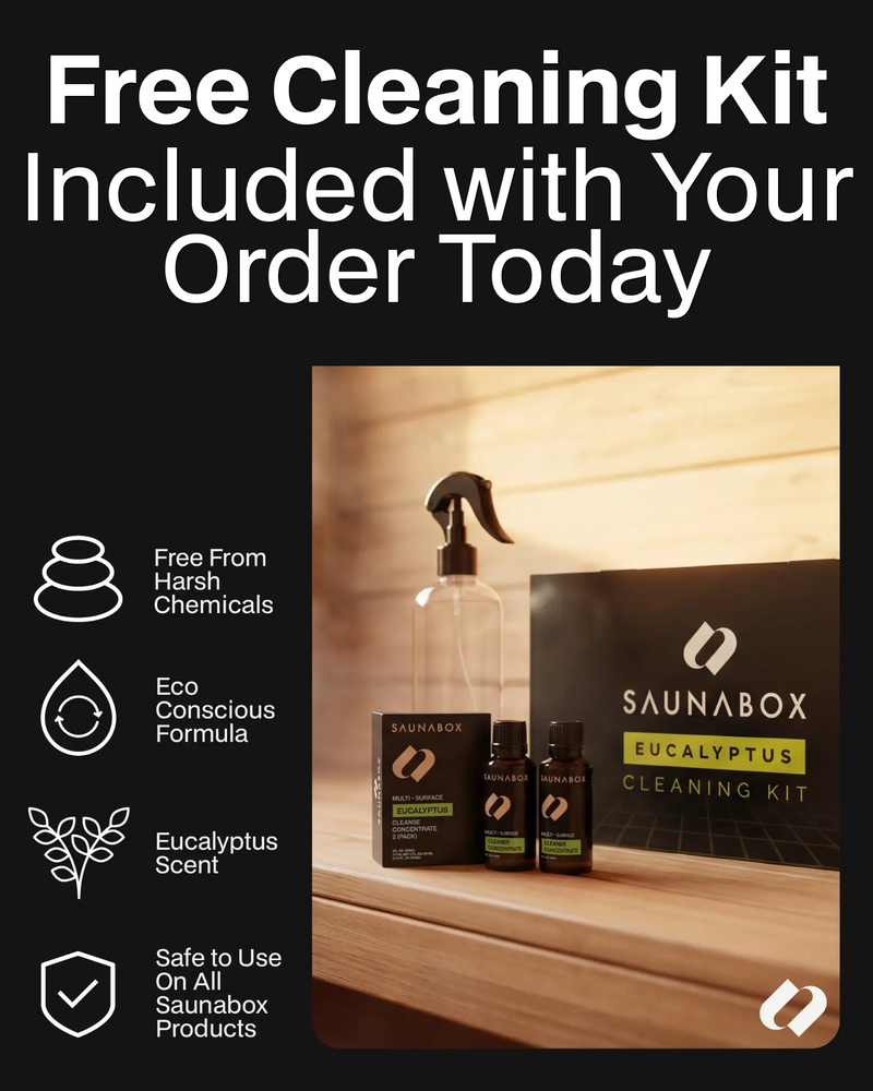 SaunaBox® Solara: Full Spectrum 1-Person Infrared Sauna