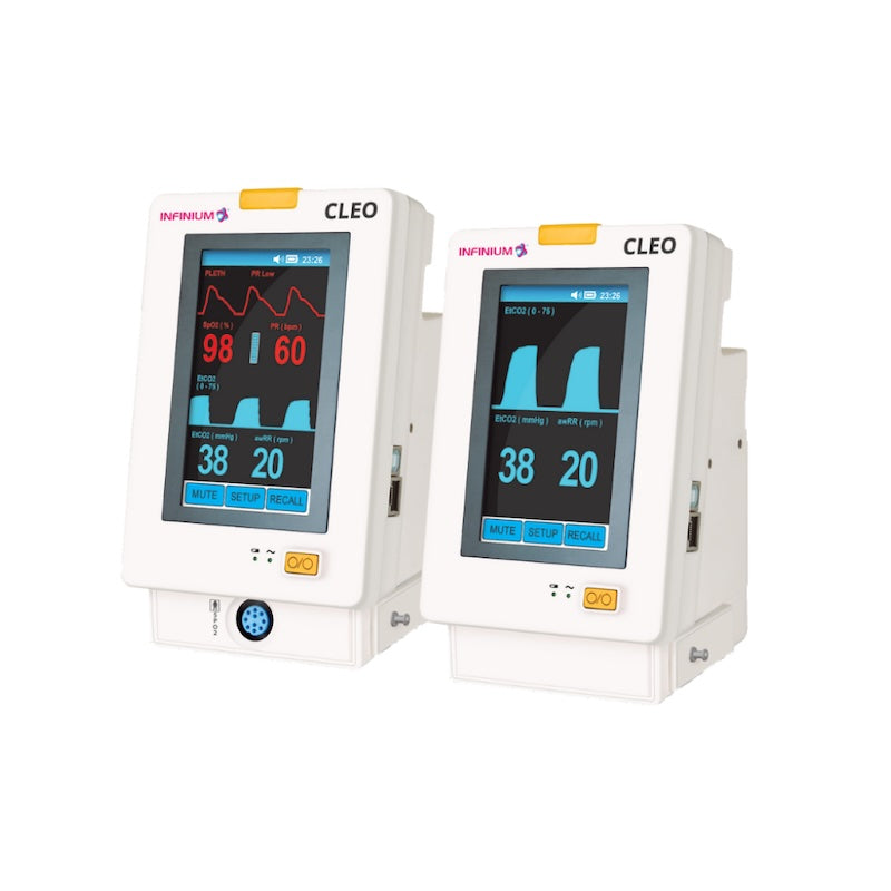 Infinium Cleo Compact EtCO2 Monitor with Vitals