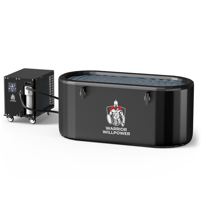 Warrior Willpower Max 1 HP WiFi Water Chiller/Heater + XL Ice Bath Tub