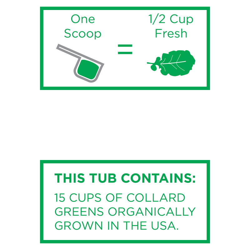 KOYAH Organic Collard Greens Powder
