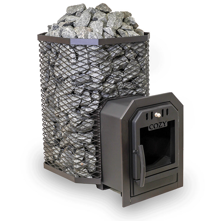 Cozy Heat Thru-Wall Wood-Burning Sauna Stove