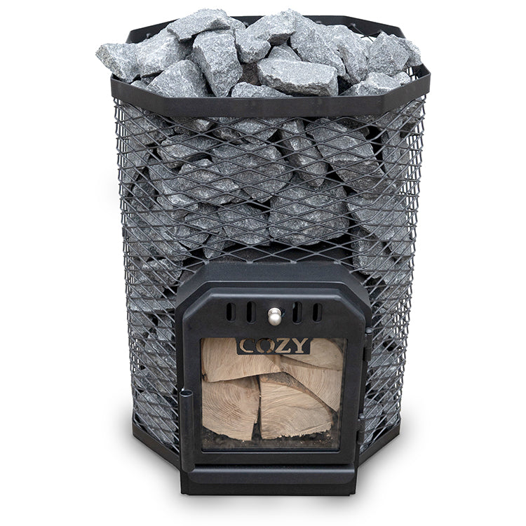 Cozy Heat Thru-Wall Wood-Burning Sauna Stove