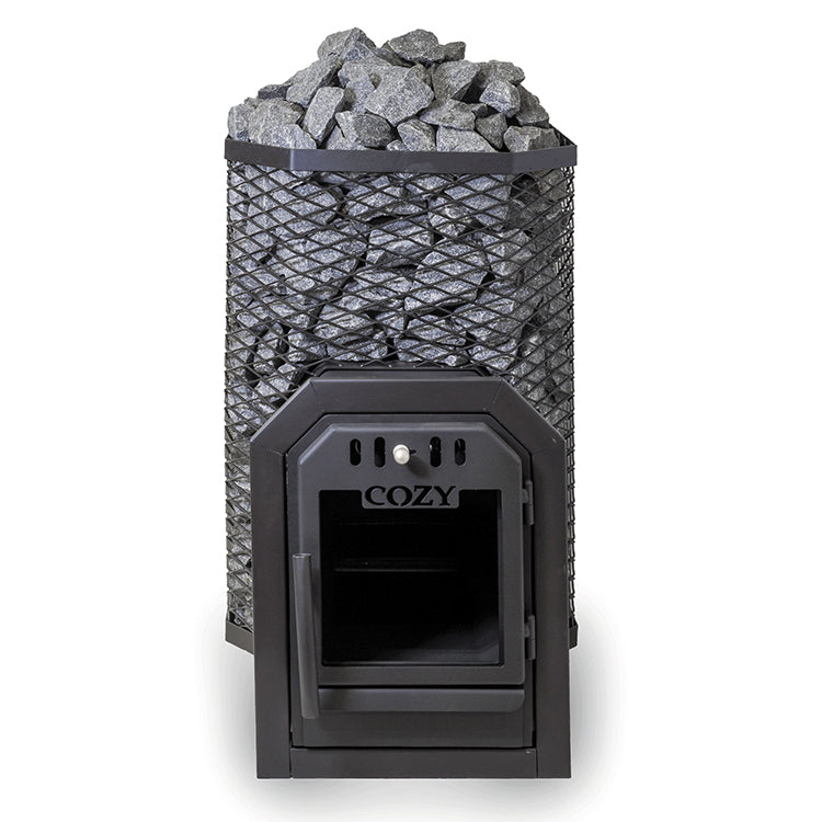 Cozy Heat Thru-Wall Wood-Burning Sauna Stove