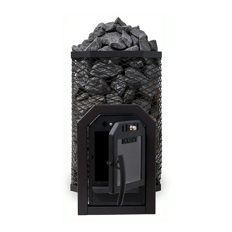 Cozy Heat Thru-Wall Wood-Burning Sauna Stove