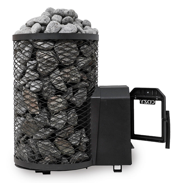 Cozy Heat O Thru-Wall Wood Burning Sauna Stove