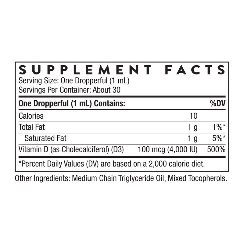 Thorne Vitamin D3 Liquid