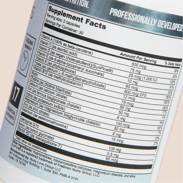 Vitalura Labs Women's Daily Multivitamin