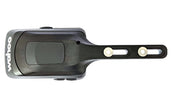 Wahoo ELEMNT ROAM 2 Two Bolt Mount, ROAM seated on the mount with its slot