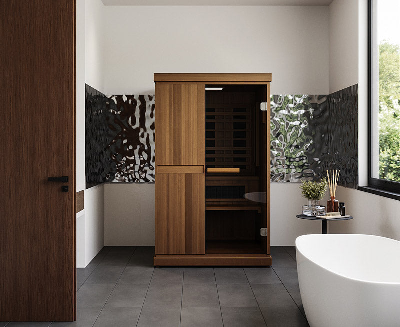 Finnmark FD-4 Trinity 2-Person Hybrid Indoor Infrared & Traditional Steam Sauna