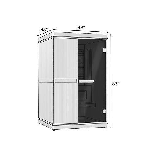 Finnmark FD-4 Trinity 2-Person Hybrid Indoor Infrared & Traditional Steam Sauna