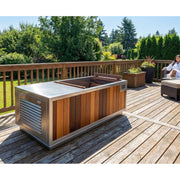 Finnmark SoulCold cold plunge on an outdoor deck