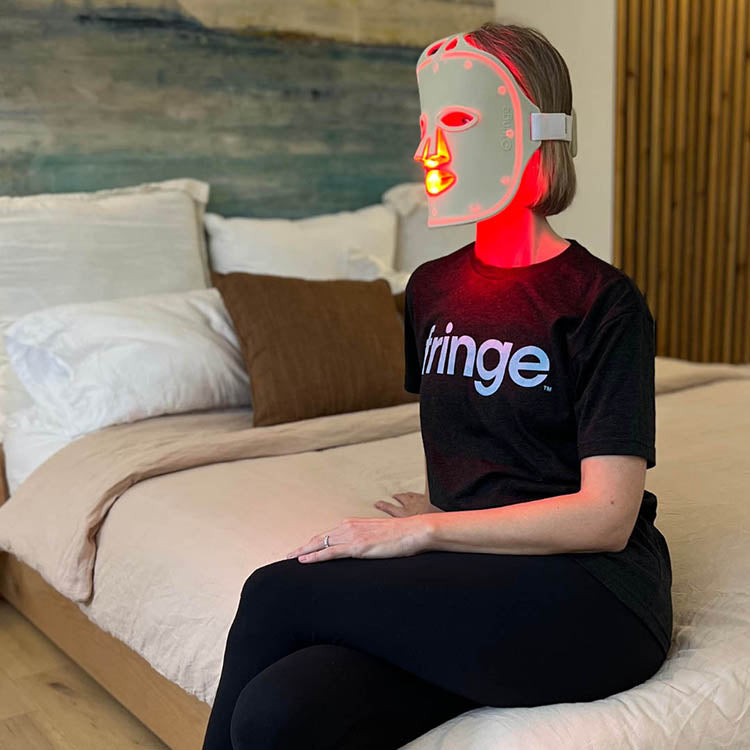 Fringe Red Light Therapy Face Mask