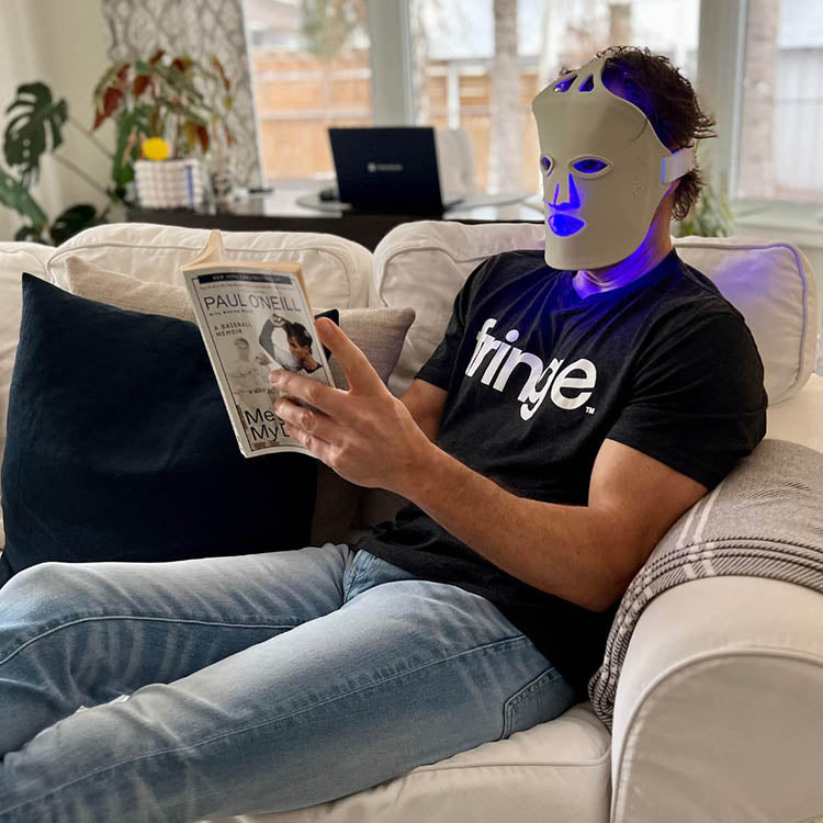 Fringe Red Light Therapy Face Mask