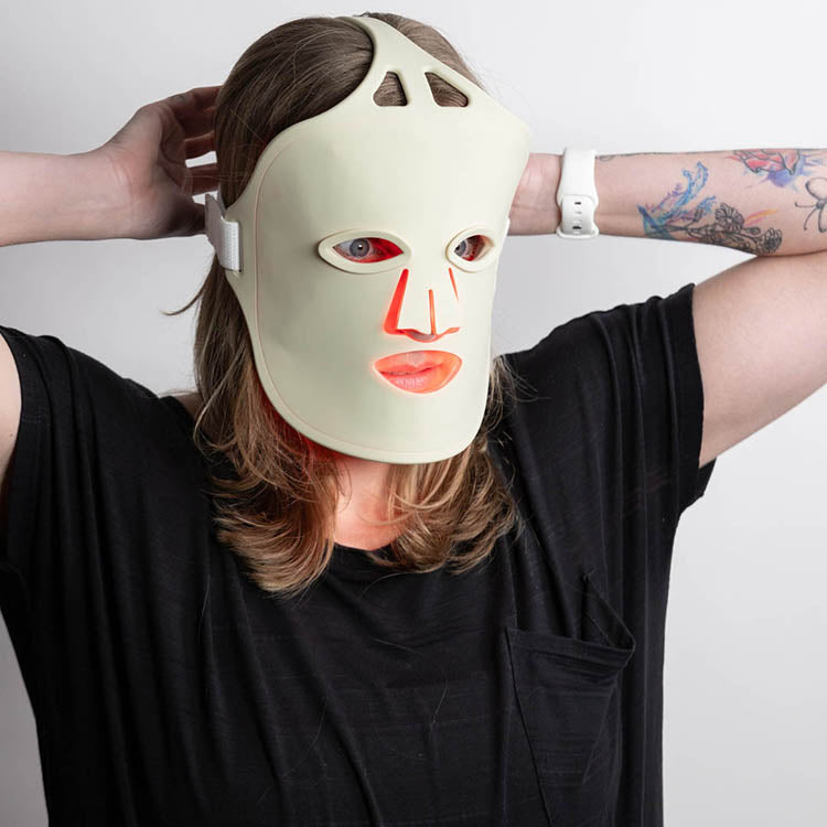 Fringe Red Light Therapy Face Mask